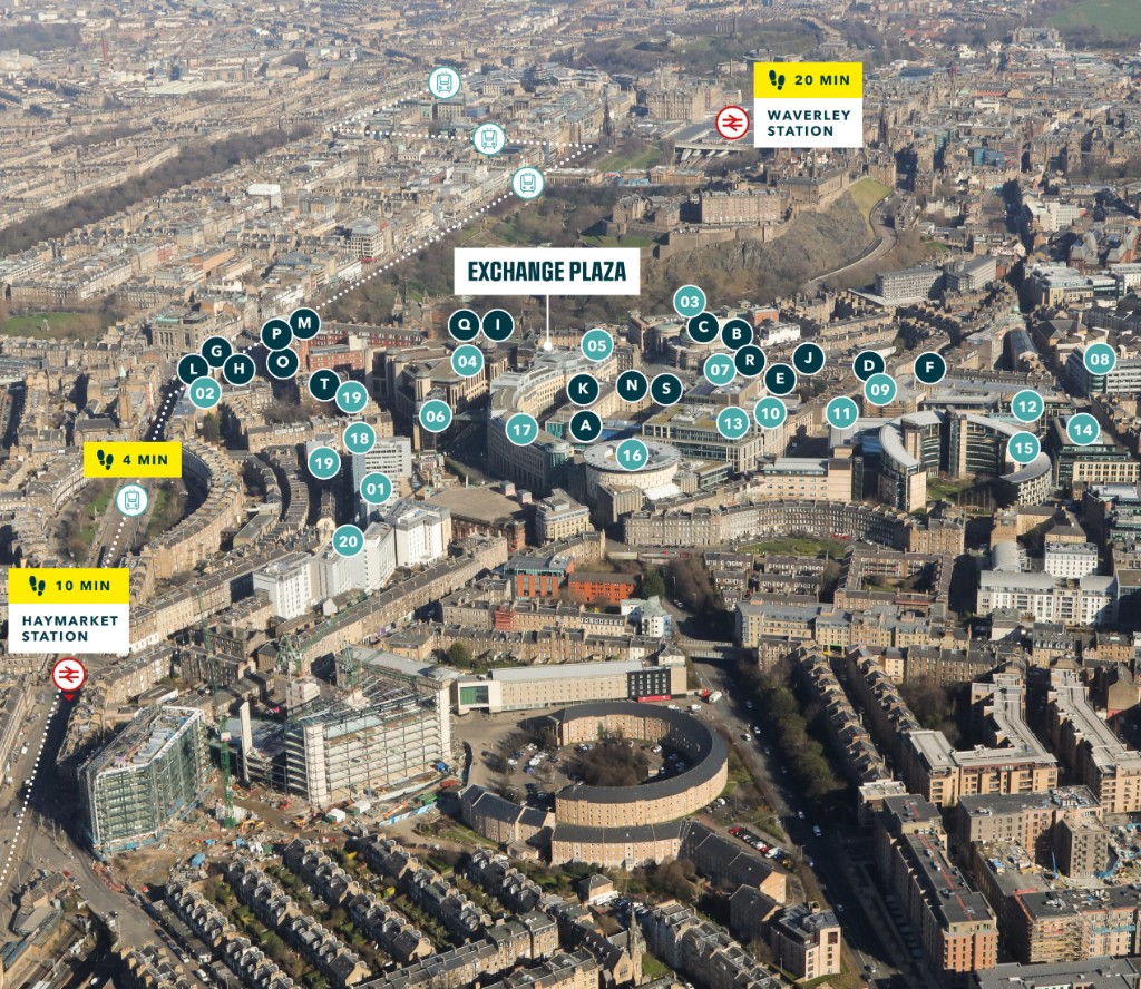 How to arrive — Haymarket and Waverley